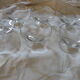 lot de 6 coupes en verre gravé époque art déco