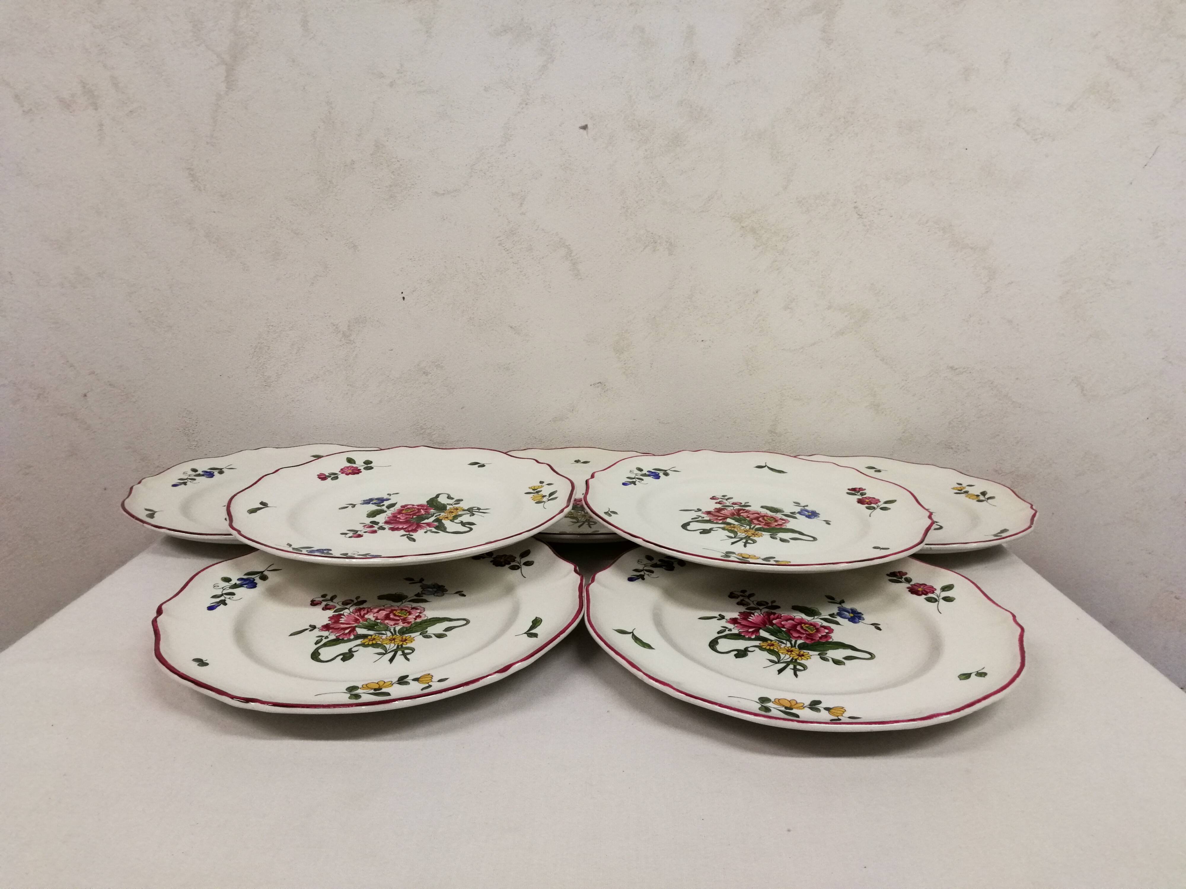 Old Saint Amand Plate Service 1713 France