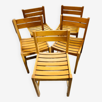 Chaises hêtre