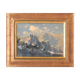 Huile de paysage de montagne