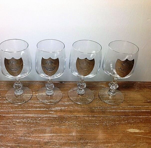 4 "Étain Sonnant" crest glasses
