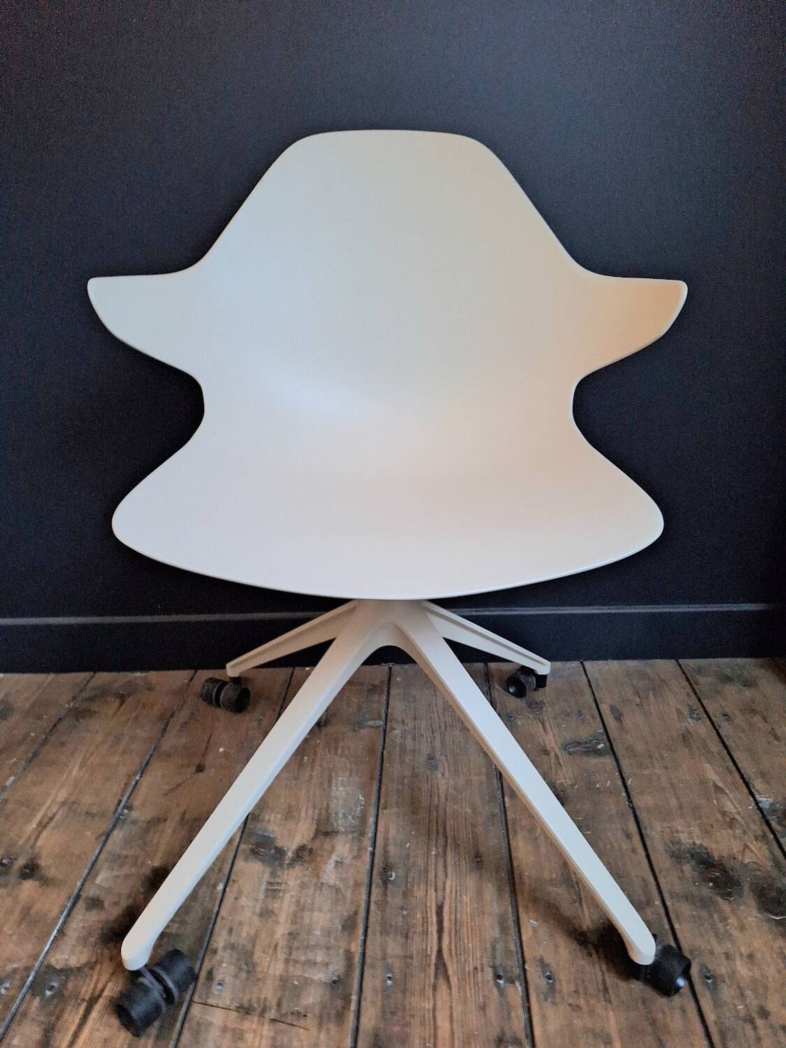 Roche Bobois Chistera chair on casters, Marcello Ziliani designer office chair