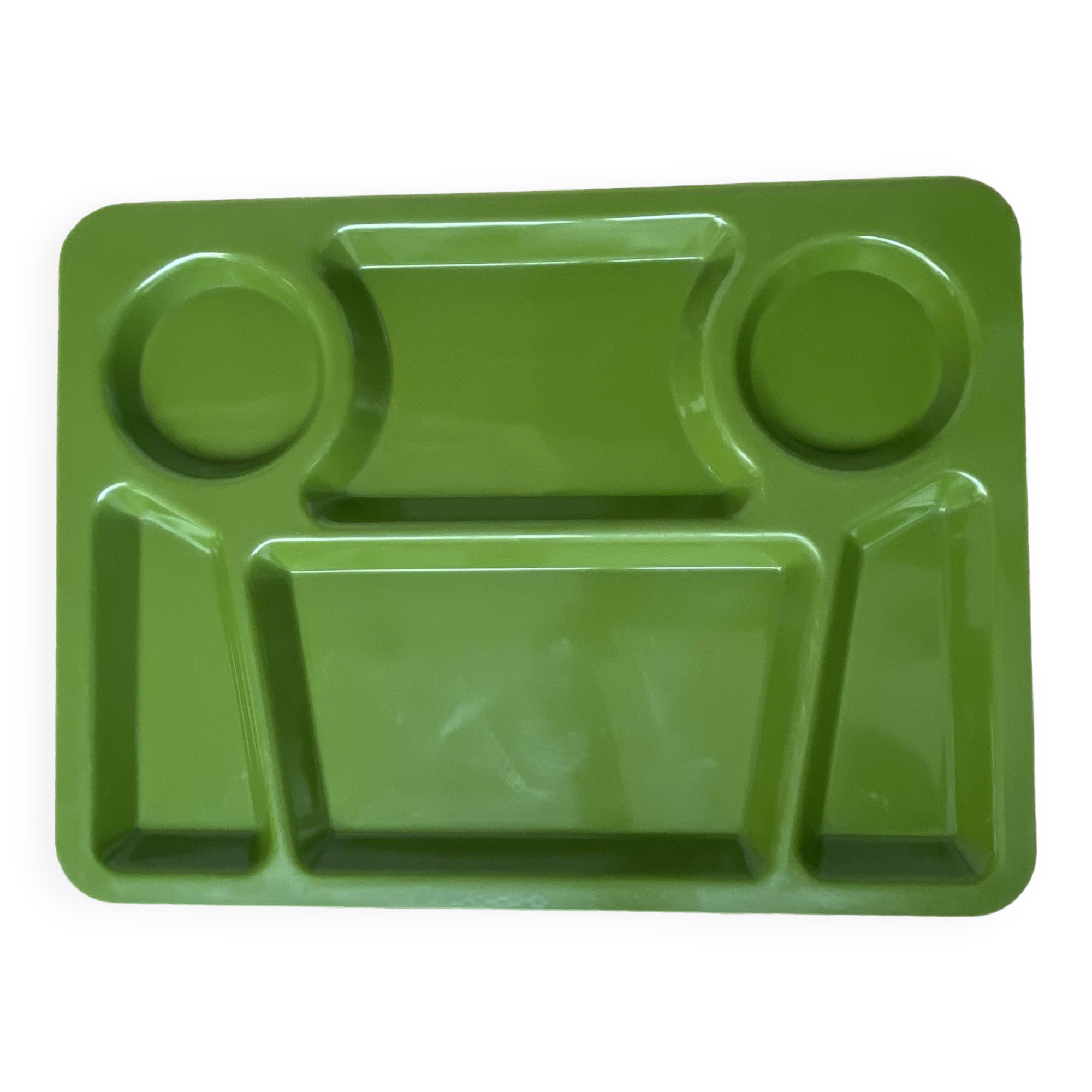 TV tray with compartments