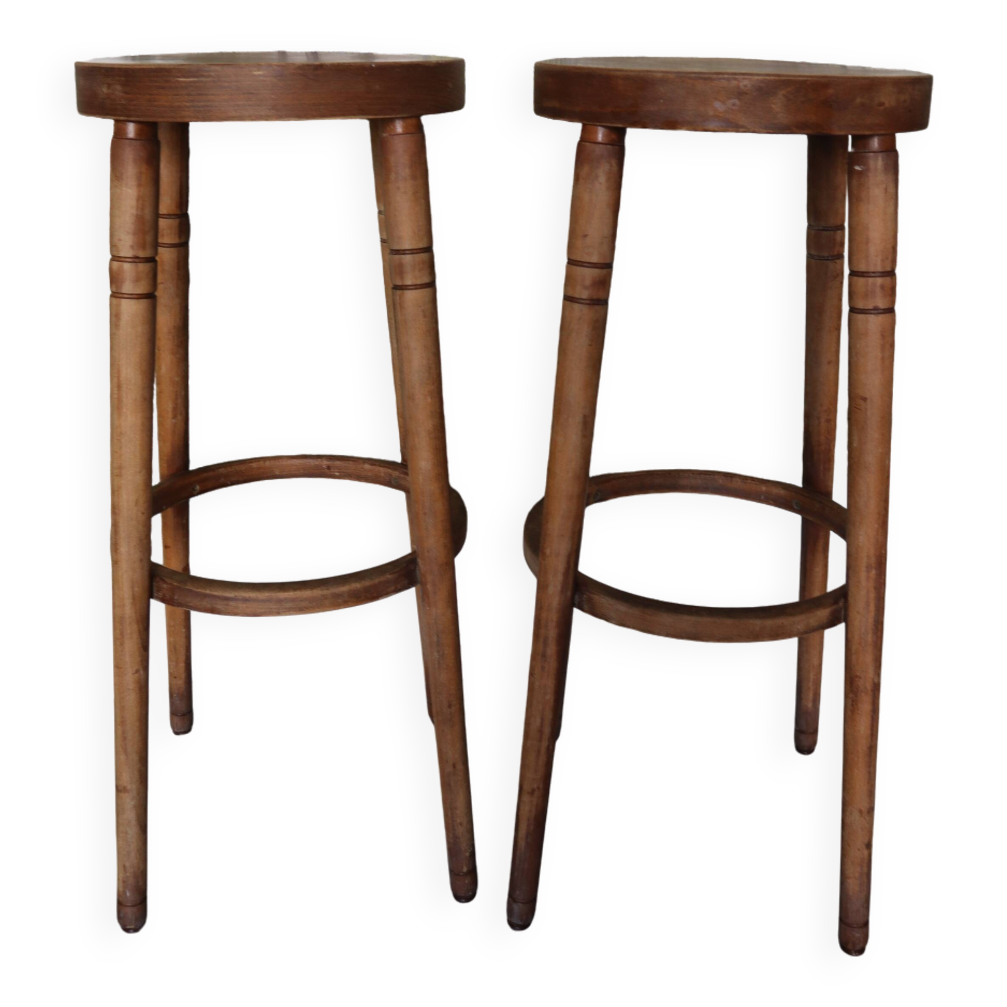 Pair of Baumann stools