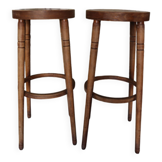 Paire de tabourets Baumann