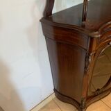 Louis Philippe cupboard in mahogany and nineteenth century veneer