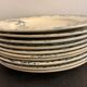 Set of 10 dessert plates KG Lunéville Passiflore model