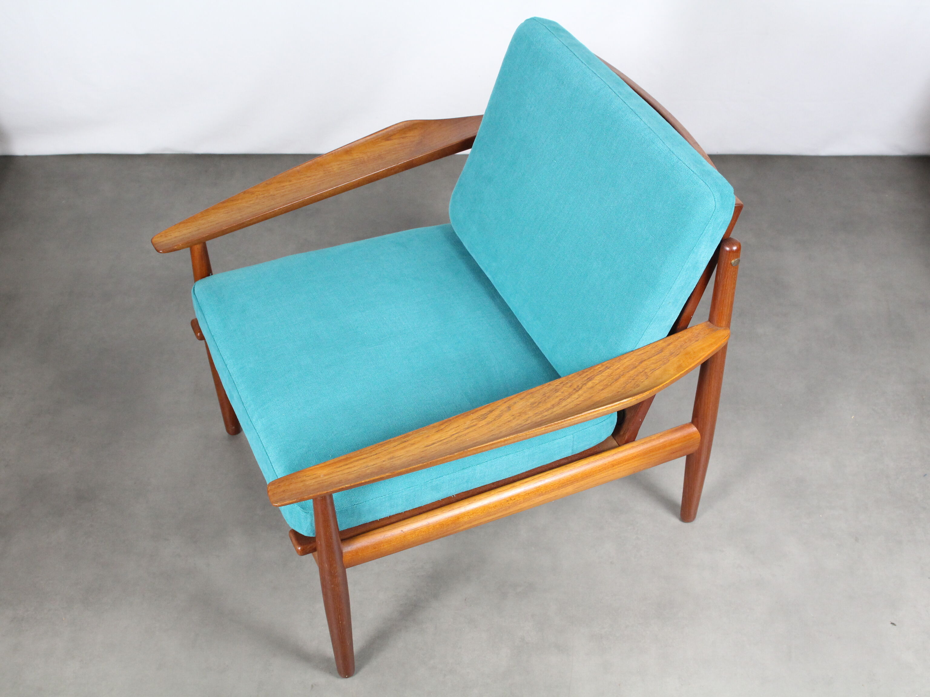 Scandinavian teak armchair by Arne Vodder for Gløstrup Mobelfabrik