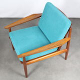 Scandinavian teak armchair by Arne Vodder for Gløstrup Mobelfabrik