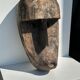 Large Timor mask in patinated wood H:50cm (1)