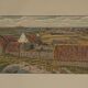 Lithograph by Henri Rivière The Beautiful Land of Brittany - Île Bréhat
