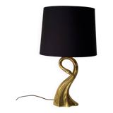Brass lamp in the shape of a swan – Regina, Italy, 1970s