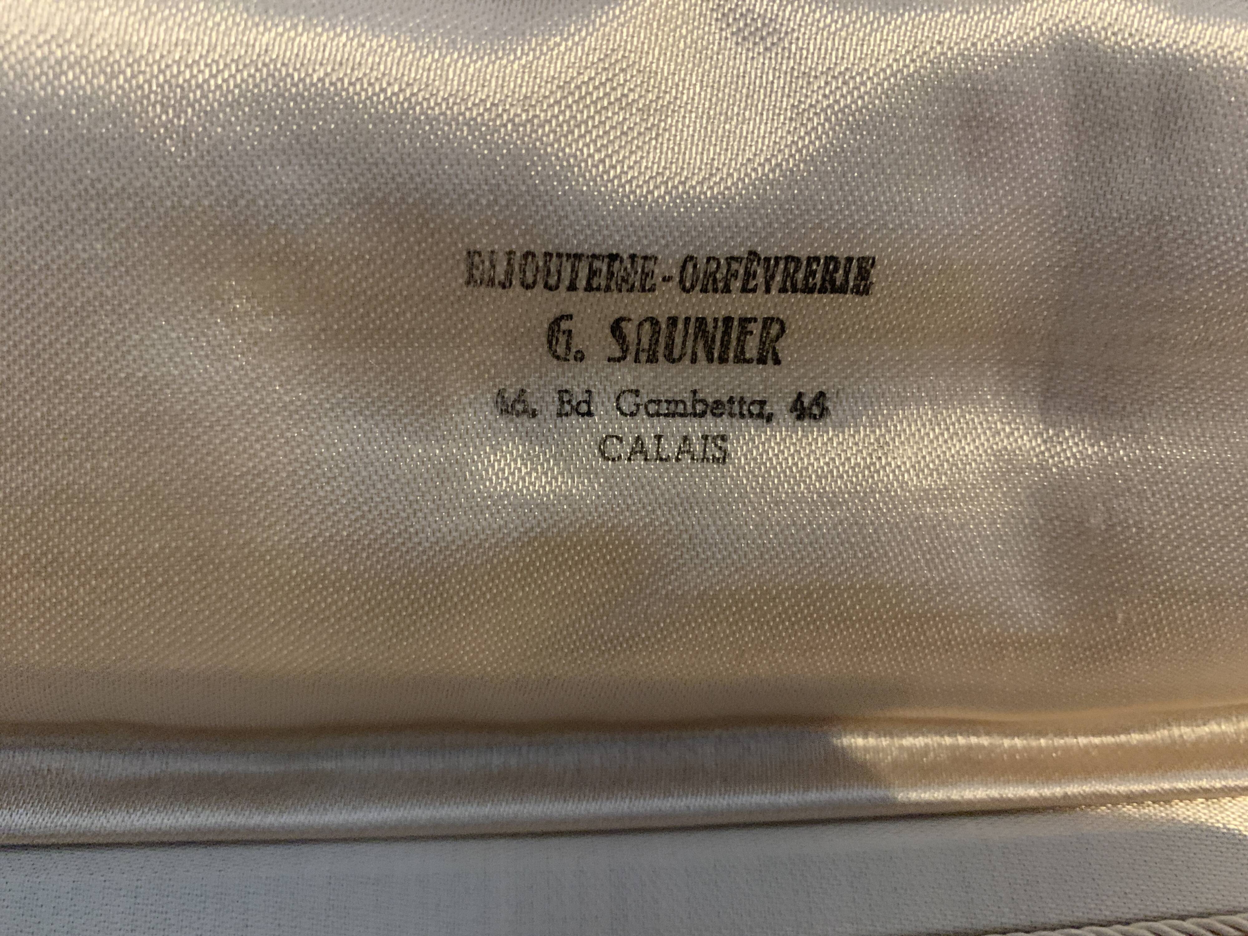 Art Deco style pie server in silver metal, 20th century