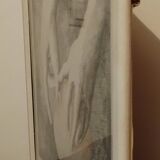 Drawing on paper by Paul Conté