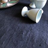 Black tinted hemp harvest tablecloth