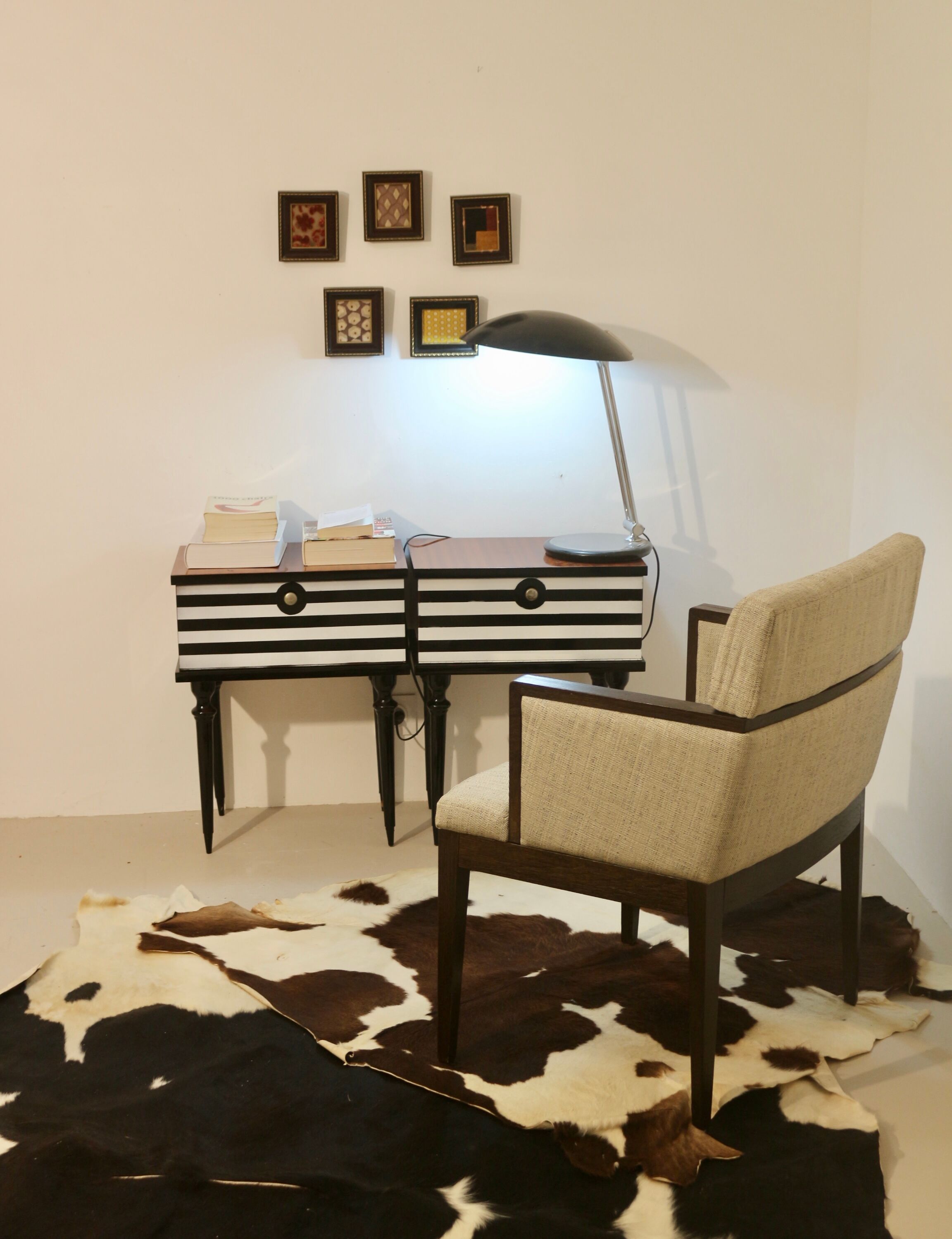 Cube armchair year 1960 fabric