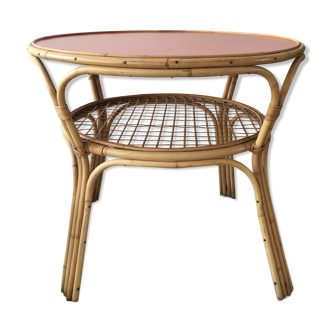 Rattan table 60