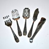 LCF vintage silverware design 1950s Le Couvert Français hors d'oeuvres service