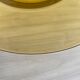 Lot of 4 plates 2 amber Vereco and 2 black Arcoroc - vintage