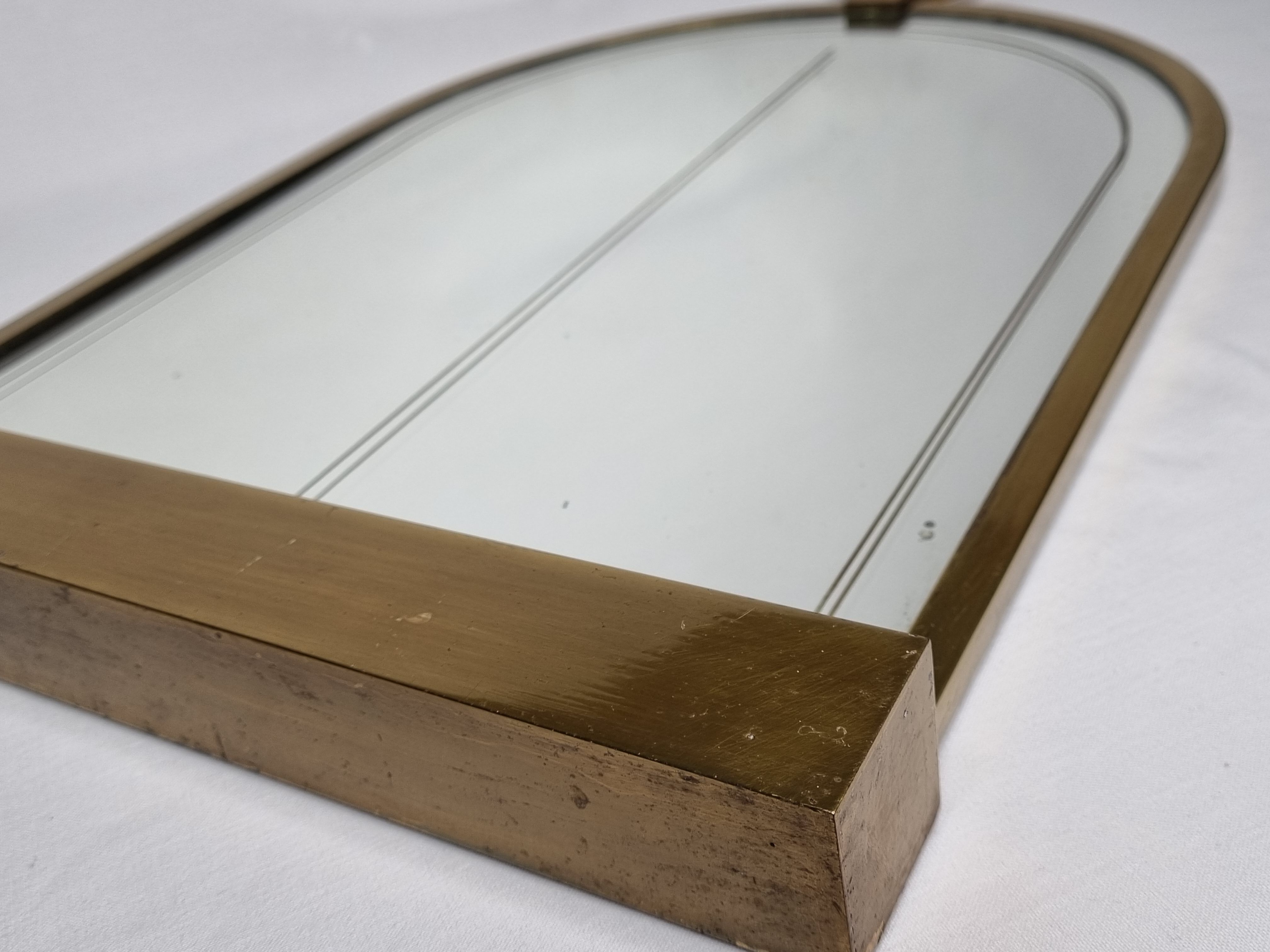 Vintage marine-inspired mirror, 56x35cm