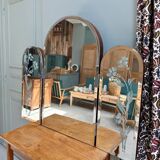 Miroir triptyque Art Déco lumineux