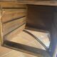 Rattan desk with three drawers