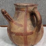 Poterie traditionnelle kabyle / berbère en terre cuite ornée de motifs (2)