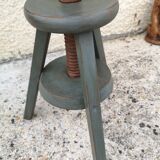 Screw industrial workshop stool patina vintage