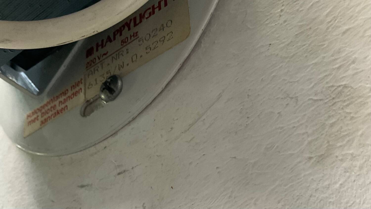 Happy Light Holland saucer pendant light from the 80s