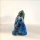Statue de lion vintage, design Aldo Londi pour Bitossi, série Rimini bleu