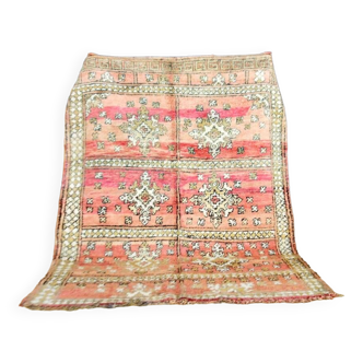 Tapis berbère marocain Zemmour vintage 212 x 160 cm