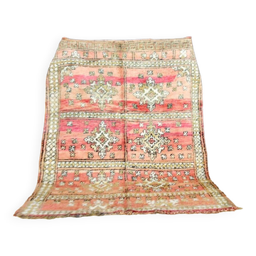 Tapis berbère marocain Zemmour vintage 212 x 160 cm