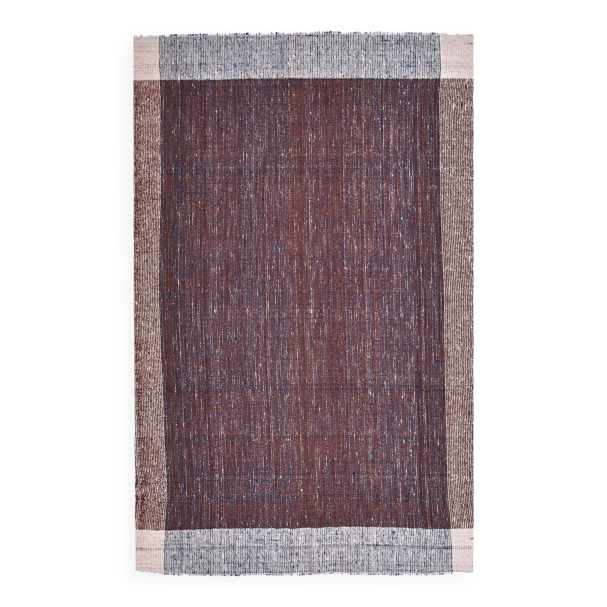Terracota kilim rug 190x290 cm , Terracota wool Kilim Tapi.