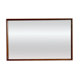 Miroir vintage rectangulaire en teck 48x76cm