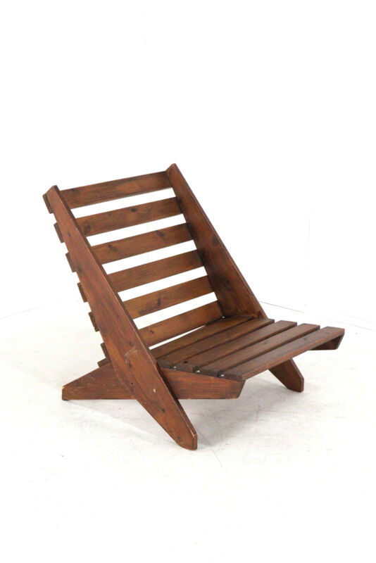 1950s folding lounge chair