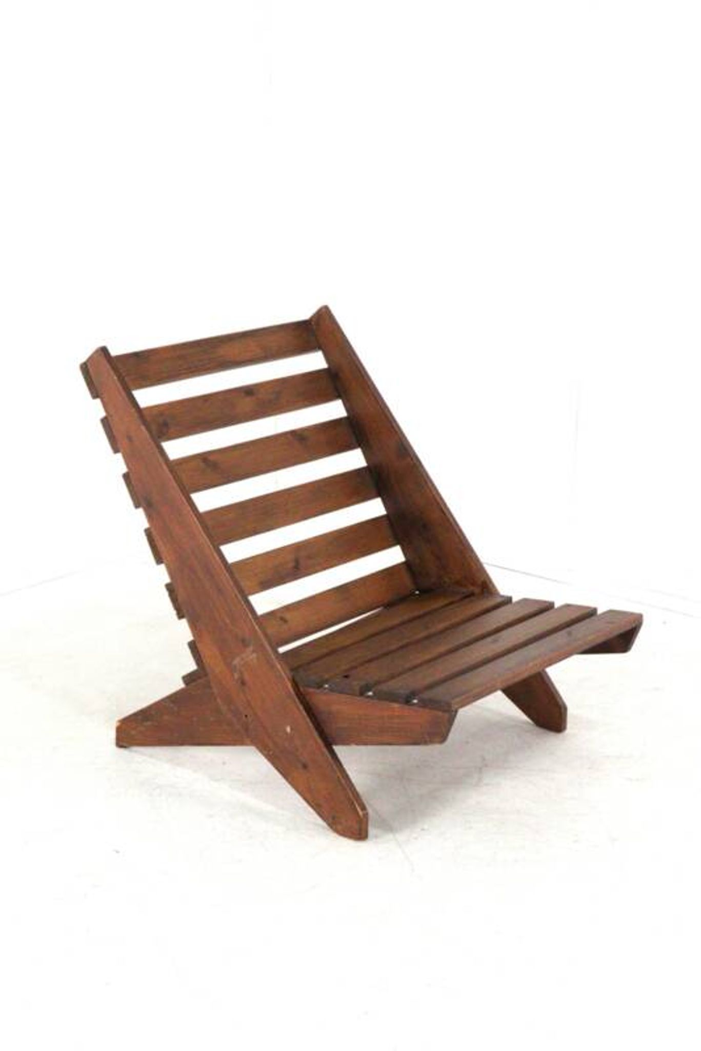 1950s folding chaise longue