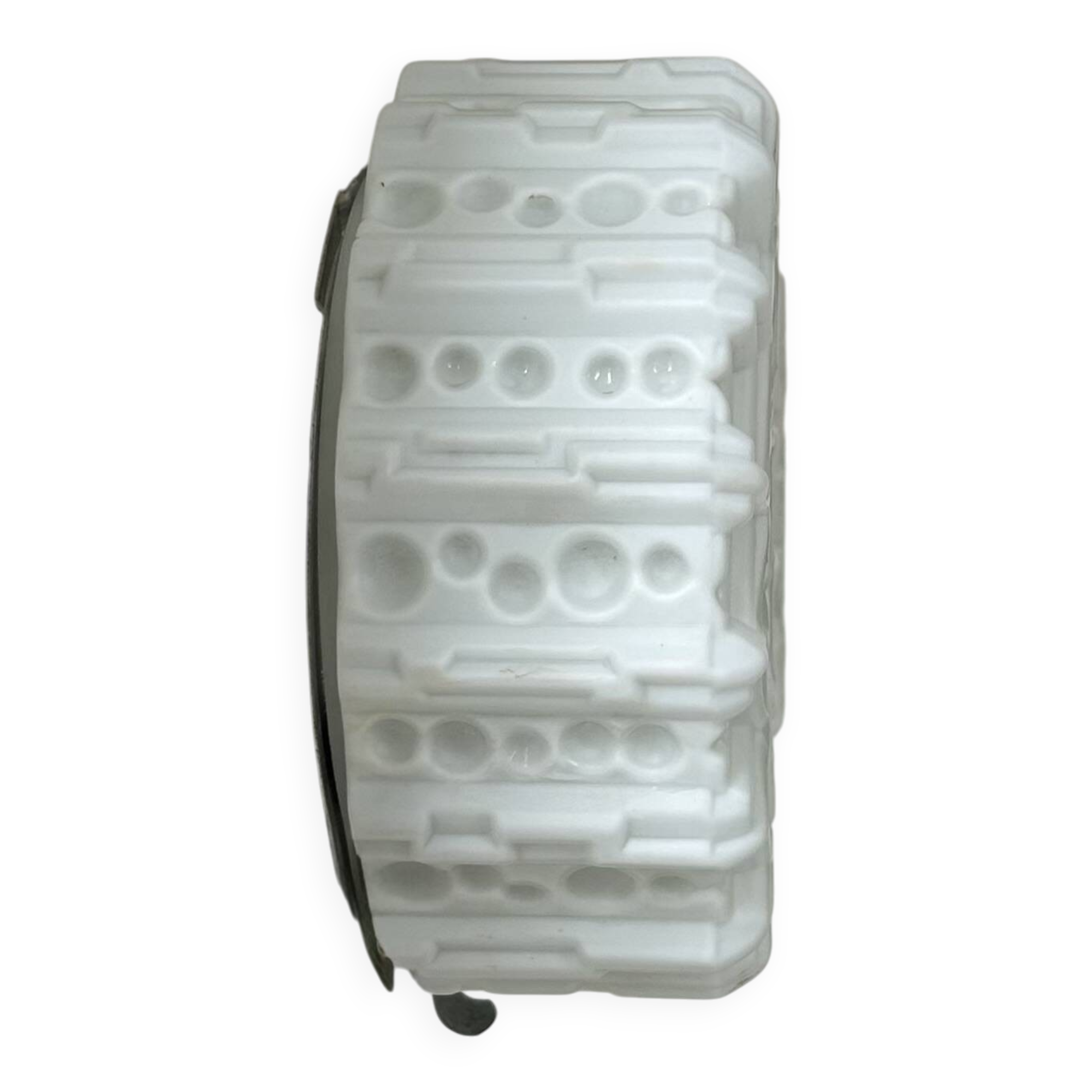 Pair of vintage opaline wall lights, Sweden, 1960s