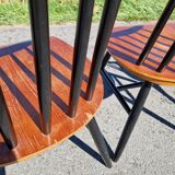 Set of 4 vintage fanett tapiovaara chairs
