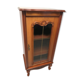 Hifi furniture with vintage wooden glass door