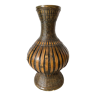 Vase in bamboo and lacquered wood