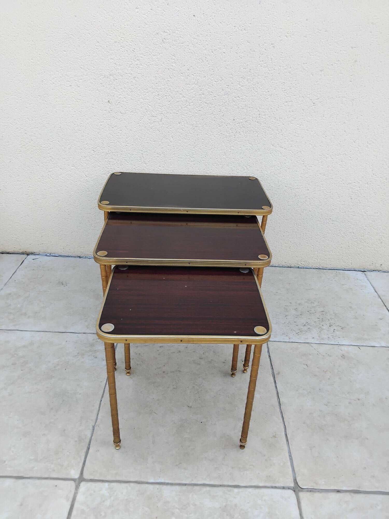 Table gigognes vintage