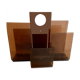Plexiglass magazine door