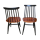 Two-tone Scandinavian chairs 50s, 60s