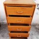 Chiffonnier vintage années 50 en chêne clair