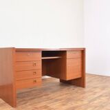 Mid-Century Danish Teak Desk, 1980s.