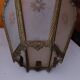 Antique bronze lantern