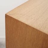 Ash bookcase, Danish design, 70's, production: Børge Mogensen