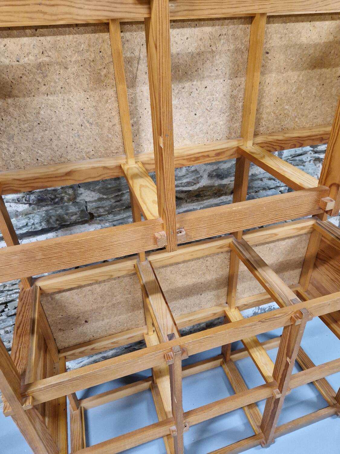 80s pine buffet in revival style