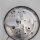Vintage ceiling lamp / wall lamp - Molded glass - Round shape - 1970