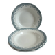 Set of 3 deep plates in ironstone LG Récamier